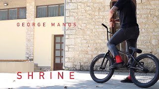 PEGLESS amp BRAKELESS BMX FLATLAND GEORGE MANOS  SHRINE [upl. by Hunley]