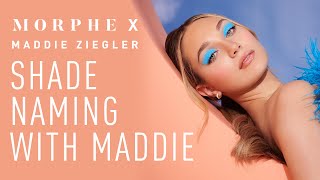 How Maddie Ziegler Named Her Morphe Palette [upl. by Hairahcaz]