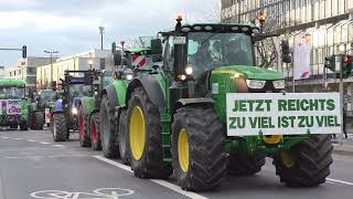 Bauerndemo Wiesbaden 8 Januar 2024 [upl. by Leahcimrej]