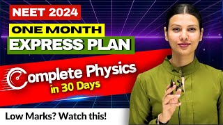 🚀 NEET 2024 EXPRESS PLAN  Complete Physics in 30 Days TamannaChaudhary [upl. by Halle695]