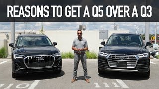 What makes the 2019 Audi Q5 better than the 2019 Audi Q3 [upl. by Bascio]