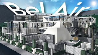 Bel Air MEGA Modern Mansion Tour  27 Million  Bloxburg [upl. by Ddarb]