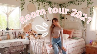 ROOM TOUR 2021 aesthetic amp pinterest inspired [upl. by Ahsinyd540]