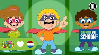 SUPERKIDS  Kinderliedjes  Supporter van Schoon  Minidisco [upl. by Bennie742]