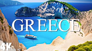 Journey Through GREECE 4K  Relaxation Film  Peaceful Relaxing Music  Nature 4k Video Ultra HD [upl. by Crescen]