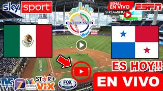 México vs Panamá en vivo donde ver a que hora juega Mexico vs Panama Serie del Caribe 2024 juego [upl. by Einotna26]