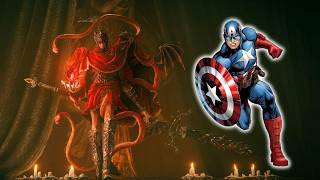 Captain America Build vs Messmer No Hit NG7  Elden Ring [upl. by Bobine]