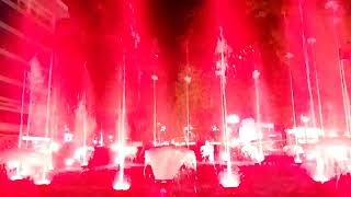 Dancing Fountain Show ASMR SOUNDS Water Fountain Sounds Colorful Fountainwaterfountain [upl. by Tnelc]