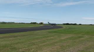 Takeoff  Newtownards Airport  Pilatus PC1247E [upl. by Otero]