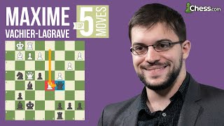 Maxime VachierLagraves Top 5 Most Brilliant Moves [upl. by Fleischer847]