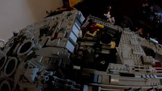 Millennium Falcon Lego build [upl. by Neelya29]