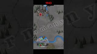 Germany 1939 vs Germany 1943 conquest  World Conqueror 4 [upl. by Annais743]