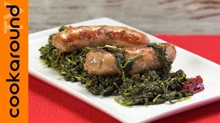 Salsiccia e friarielli  Ricette secondi sfiziosi [upl. by Vito]