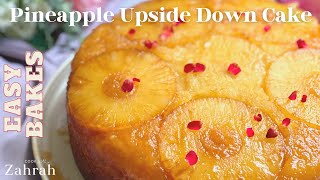 Pineapple Upside Down Cake  Easy Bakes [upl. by Odracer863]