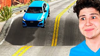 TODOS los COCHES vs BACHES GIGANTES en GTA 5 🚘🕳️ Mods [upl. by Ainehs897]