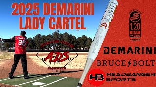 2025 DeMarini Lady Cartel USSSA Bat Review  Average Dudes Slowpitch [upl. by Marva836]