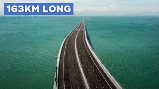 China Has Officially Opened The Worlds Longest Bridge [upl. by Lechar7]