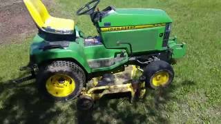 The John Deere 445 and 60 inch mower [upl. by Royo]