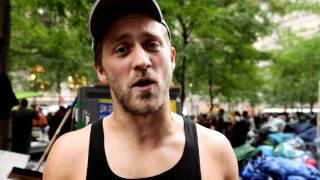 Occupy Wall Street Sanitation gets down to business  Occupy Wall Street Video [upl. by Notyep826]