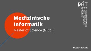 Medizinische Informatik MSc [upl. by Benil374]