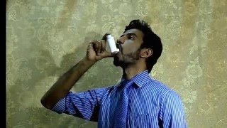 How to use a Metered dose inhaler In sinhala [upl. by Arie370]