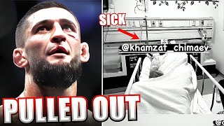 Khamzat Chimaev HOSPITALIZEDRobert Whittaker vs Ikram Aliskerov OFFICIAL Hill vs Ulberg Update [upl. by Joan]