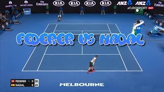 Tennis Elbow 2013 Australian Open 2017 Final Federer vs Nadal amazing point HD 60FPS [upl. by Shull618]