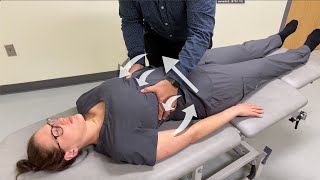 OMT Myofascial Release  Thoracoabdominal Diaphragm SupineBilateral MFR [upl. by Basset43]