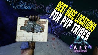 6 BEST BASE LOCATIONS FOR PVP TRIBES  ABERRATION  Ark Survival Evolved [upl. by Matthieu452]