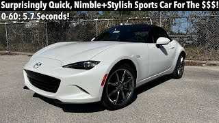 2023 Mazda MX5 Miata Grand Touring TEST DRIVEFULL REVIEW [upl. by Decato]