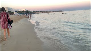 Stunning Ayia Napa Limanaki Beach Walk  July 2022  Crystal Clear Waters in 4K [upl. by Kast]