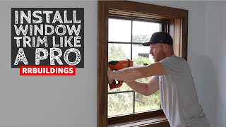 How to Install Window Trim like a Pro [upl. by Gabe]