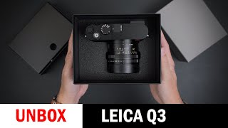 Unboxing a 6000 Point amp Shoot Camera The Leica Q3 [upl. by Aiciled]