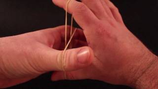 How to Best rubber band magic trick EVER [upl. by Zerla427]