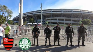 Walking tour Rio de Janeiro Maracanã Stadium 4K Flamengo 1  1 Palmeiras [upl. by Ennobe]