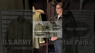 USARMY M65 Fishtail Parka  CWORKS byFINE CREEK LEATHERS [upl. by Nylanej]