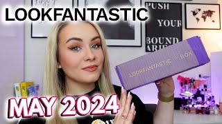 SNEAK PEEK LookFantastic Beauty Box May 2024 Unboxing amp Discount Code ✨  MISS BOUX [upl. by Anilek]