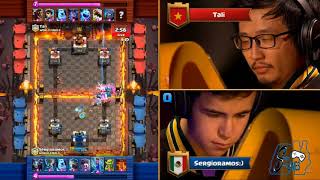 Sergio Ramos vs Tali  Crown Championship World Finals 2017  Clash Royale Español [upl. by Andreas]