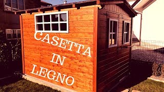 ► Costruzione di una CASETTA IN LEGNO  Tessari Alberto [upl. by Htidirem]