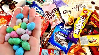 Nonstop Snack Opening ASMR Everything New MampMs OREO KIT KAT GALAXY Milka chips crackers [upl. by Eannyl90]