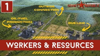 Workers amp Resources Soviet Republic  Gameplay Trailer  City Builder Tycoon Game [upl. by Hceicjow521]