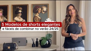 5 MODELOS DE SHORTS ELEGANTES [upl. by Iatnohs]