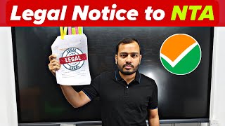 Alakh Sir Legal Notice to NTA  NEET Results Scam 🙏 [upl. by Inattirb]