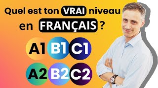 À partir de quel niveau JE PARLE le français   Quel est ton niveau en français  A1 A2 B1 B2 C1 C2 [upl. by Pansir]