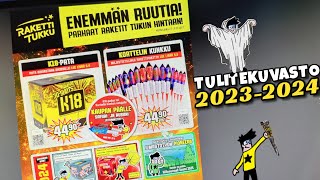 Rakettitukun 20232024 ilotulitekuvasto tarkastelussa [upl. by Thgirw]