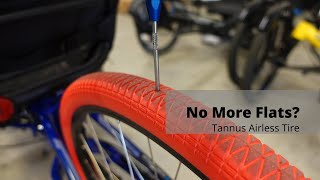 No More Flats Tannus Airless Tire Review [upl. by Gisella]