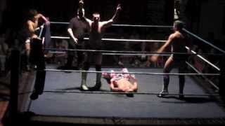 Dean Allmark amp Hiro Takahashi vs The Bravado Brothers from Rhyl 2082013 ASW UK [upl. by Dinerman]