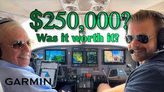 Here’s what a 250000 avionics upgrade looks like Cessna 414A  Garmin Low IFR to KBGR [upl. by Gabriela]