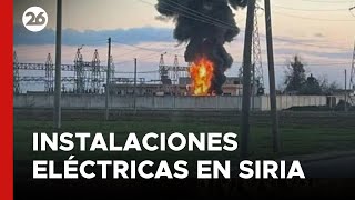 MEDIO ORIENTE  Ataques turcos destruyen instalaciones eléctricas en Siria [upl. by Dupaix497]