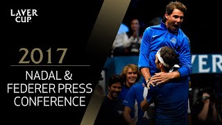 Nadal and Federer Press Conference Match 8  Laver Cup 2017 [upl. by Calla334]